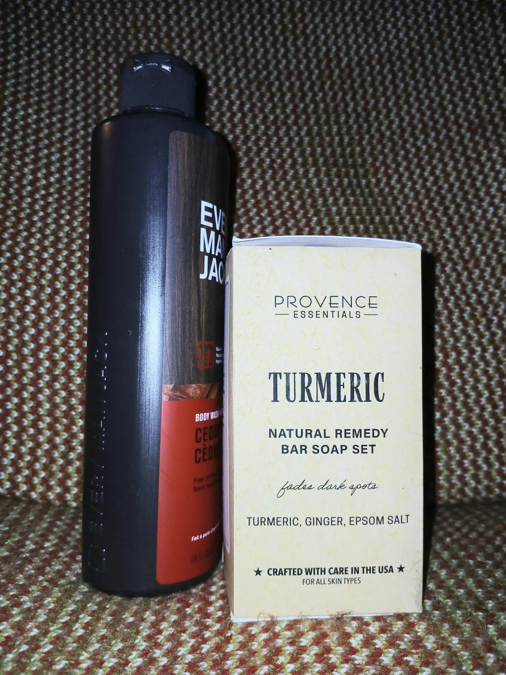 Turmeric Natural Brightening Bar Every Man Jack Cedar+ Red Sage Soap Set -
